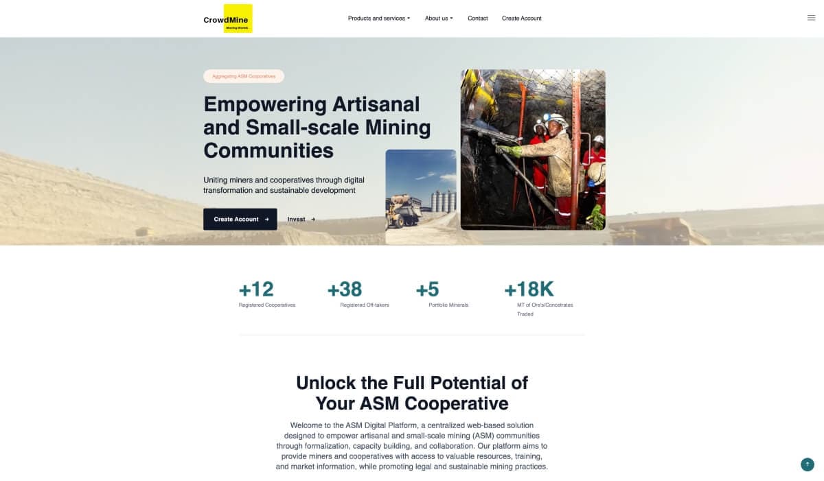 Crowdmine screenshot